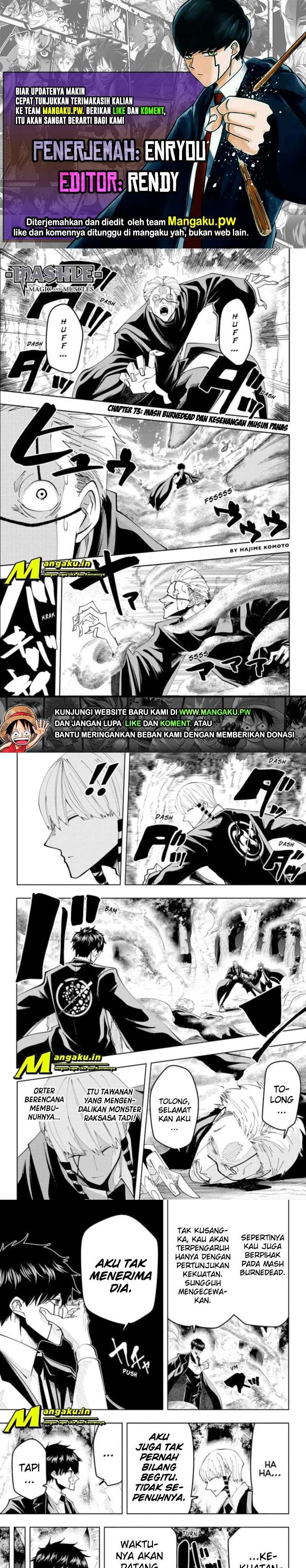 Mashle: Magic and Muscles Chapter 73