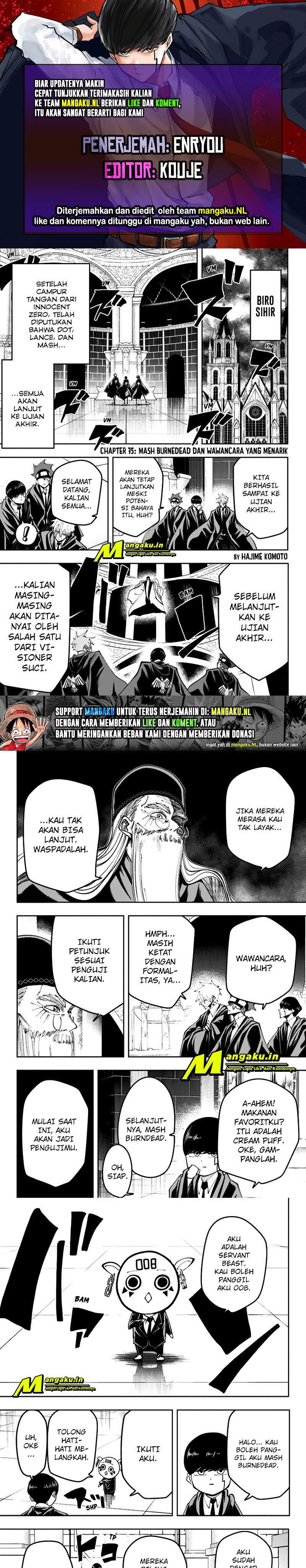 Mashle: Magic and Muscles Chapter 75