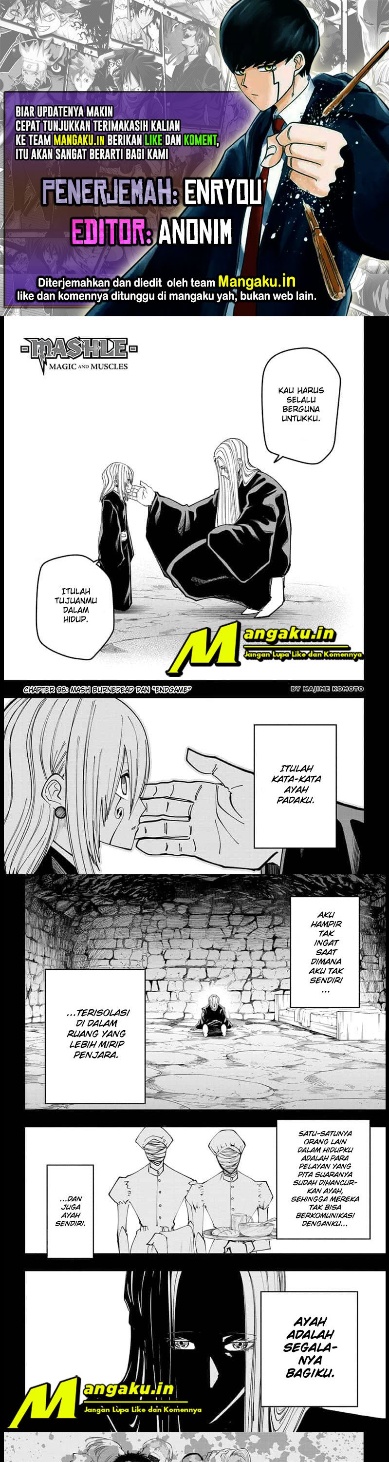 Mashle: Magic and Muscles Chapter 98