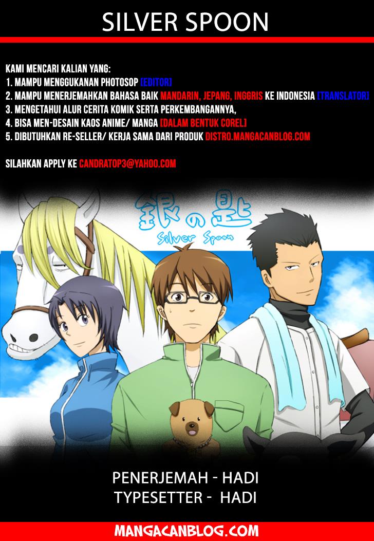 Silver Spoon Chapter 66