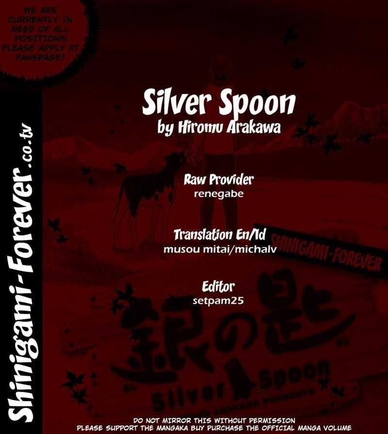 Silver Spoon Chapter 8