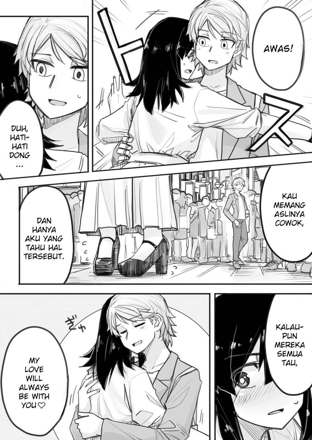 Josou Shite Machi ni Detara Ikemen ni Nanpa Sareta Chapter 4