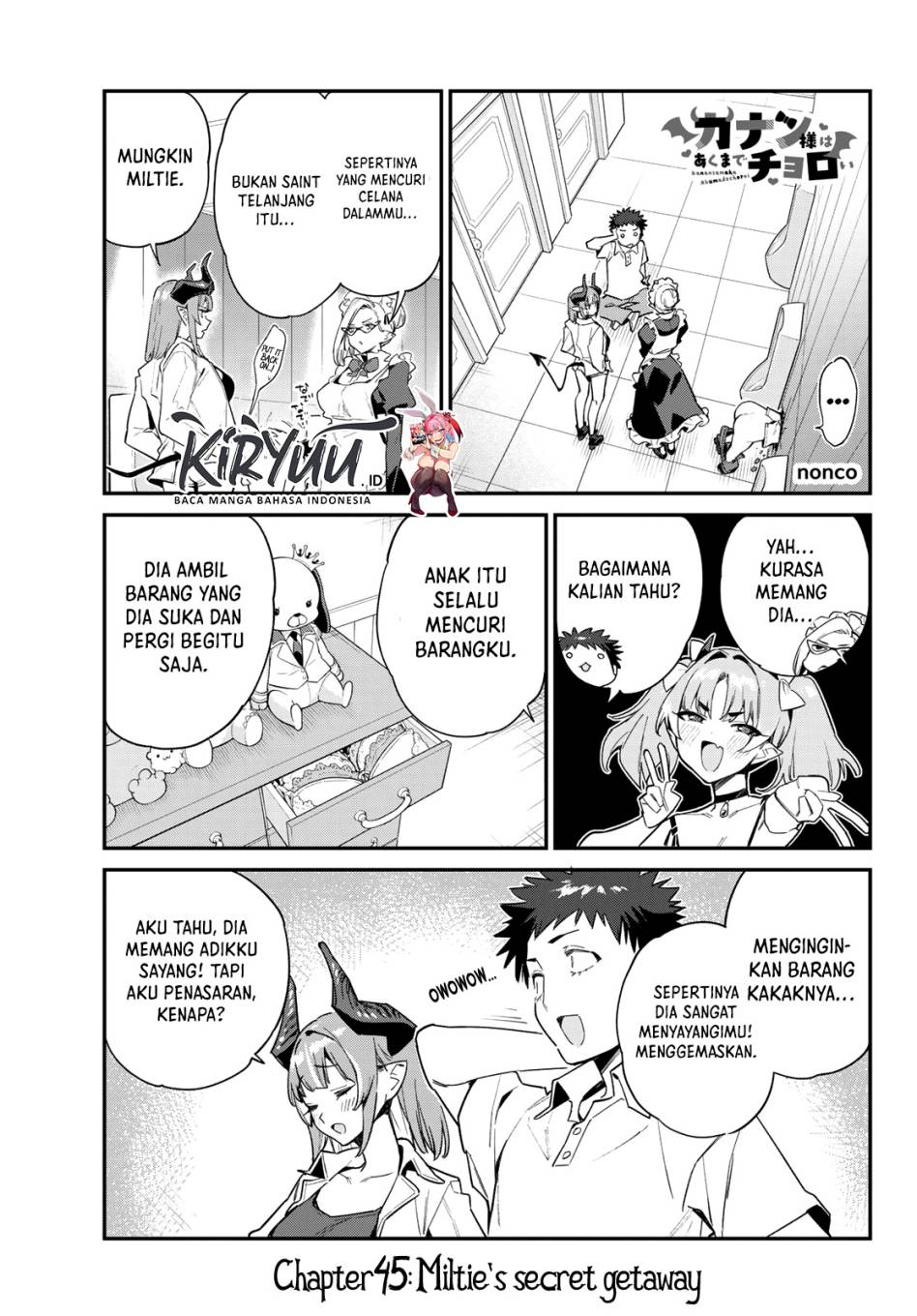 Kanan-sama wa Akumade Choroi Chapter 45