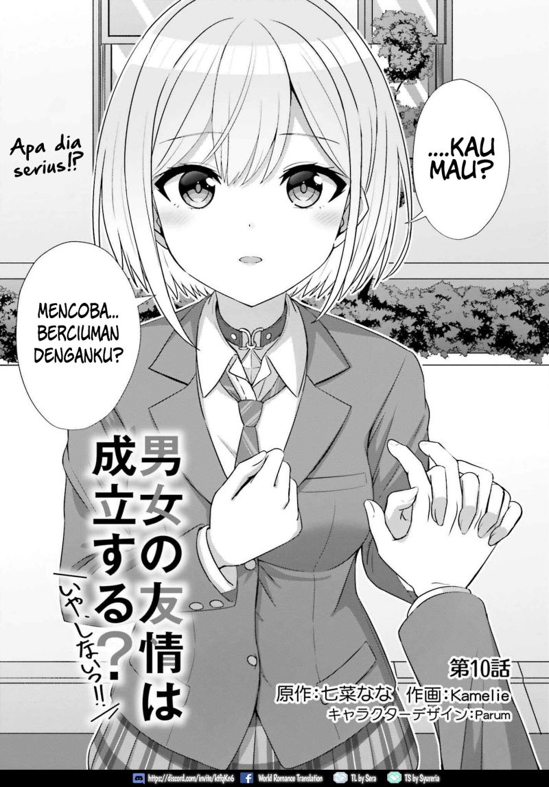 Danjou no Yuujou wa Seiritsu Suru? (Iya, Shinai!!) Chapter 10