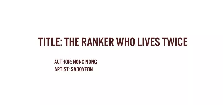 Ranker Who Lives a Second Time Chapter 1