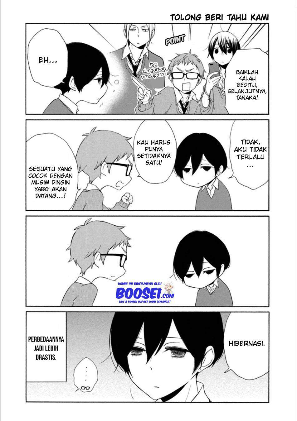 Tanaka-kun wa Itsumo Kedaruge Chapter 124