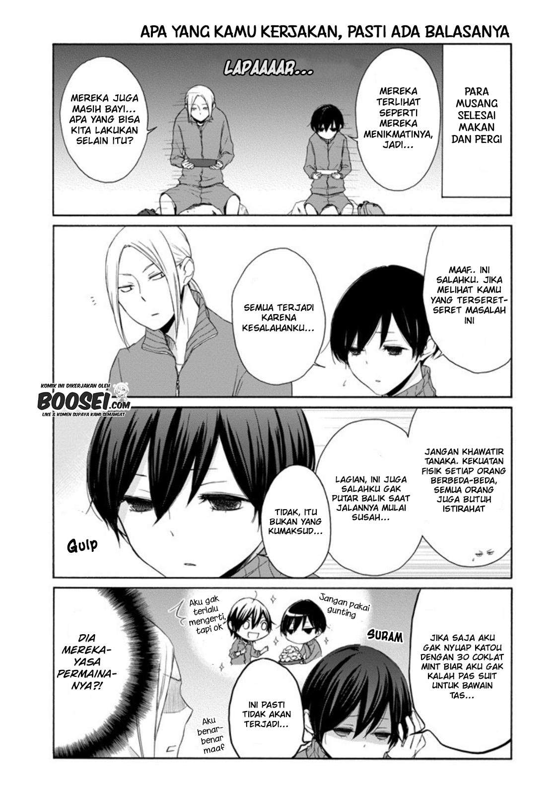 Tanaka-kun wa Itsumo Kedaruge Chapter 55