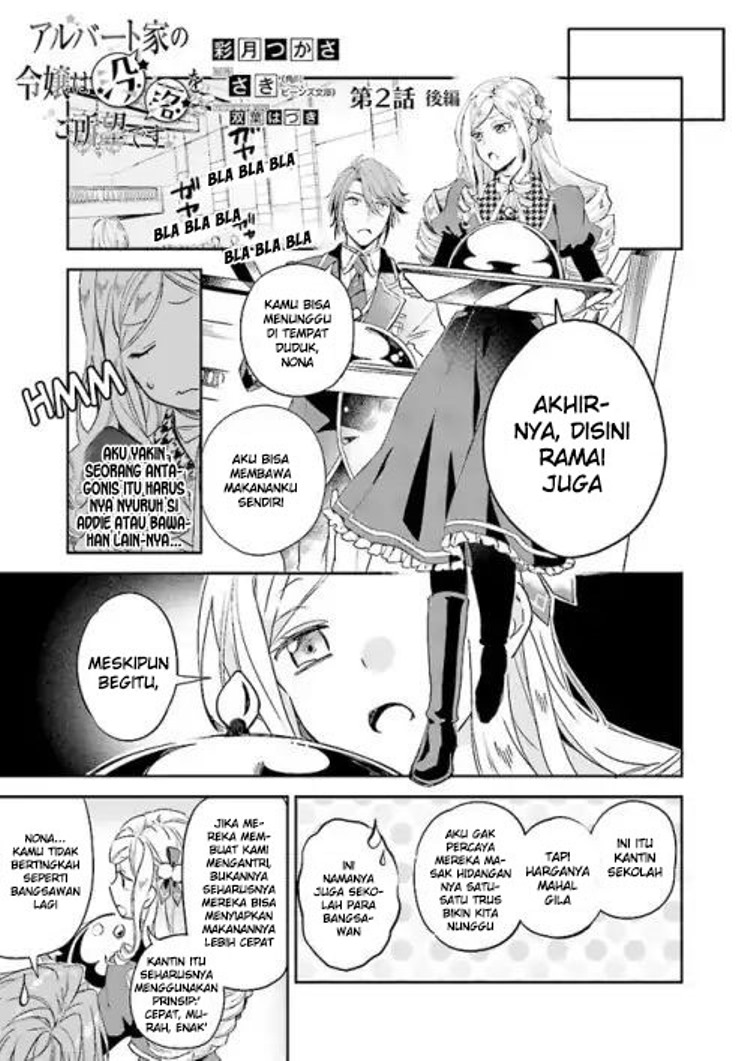 Albert Ke no Reijou wa Botsuraku wo go Shomou desu Chapter 2