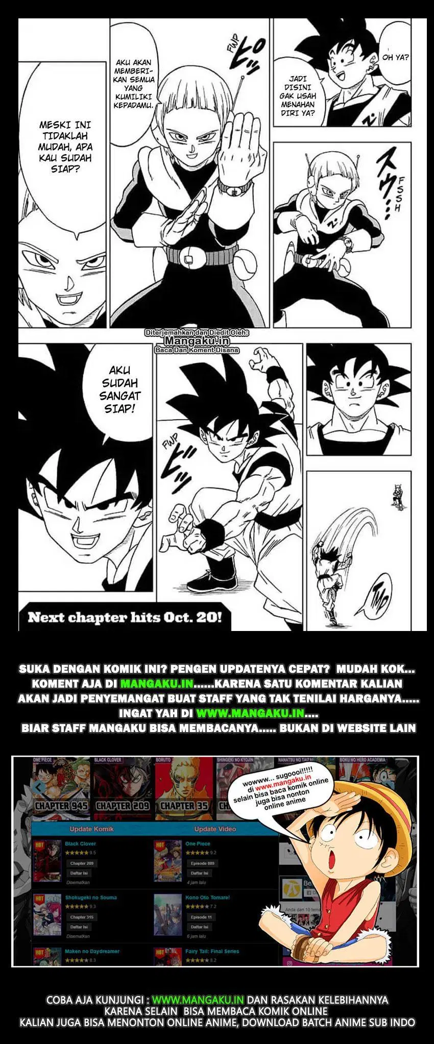 Dragon Ball Super Chapter 52