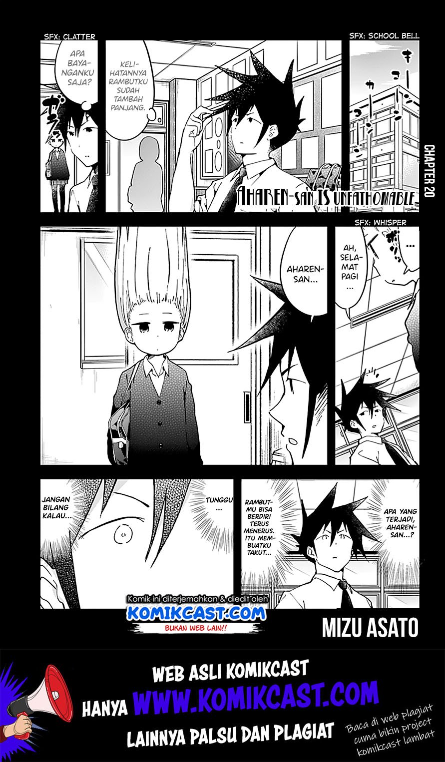 Aharen-san wa Hakarenai Chapter 20