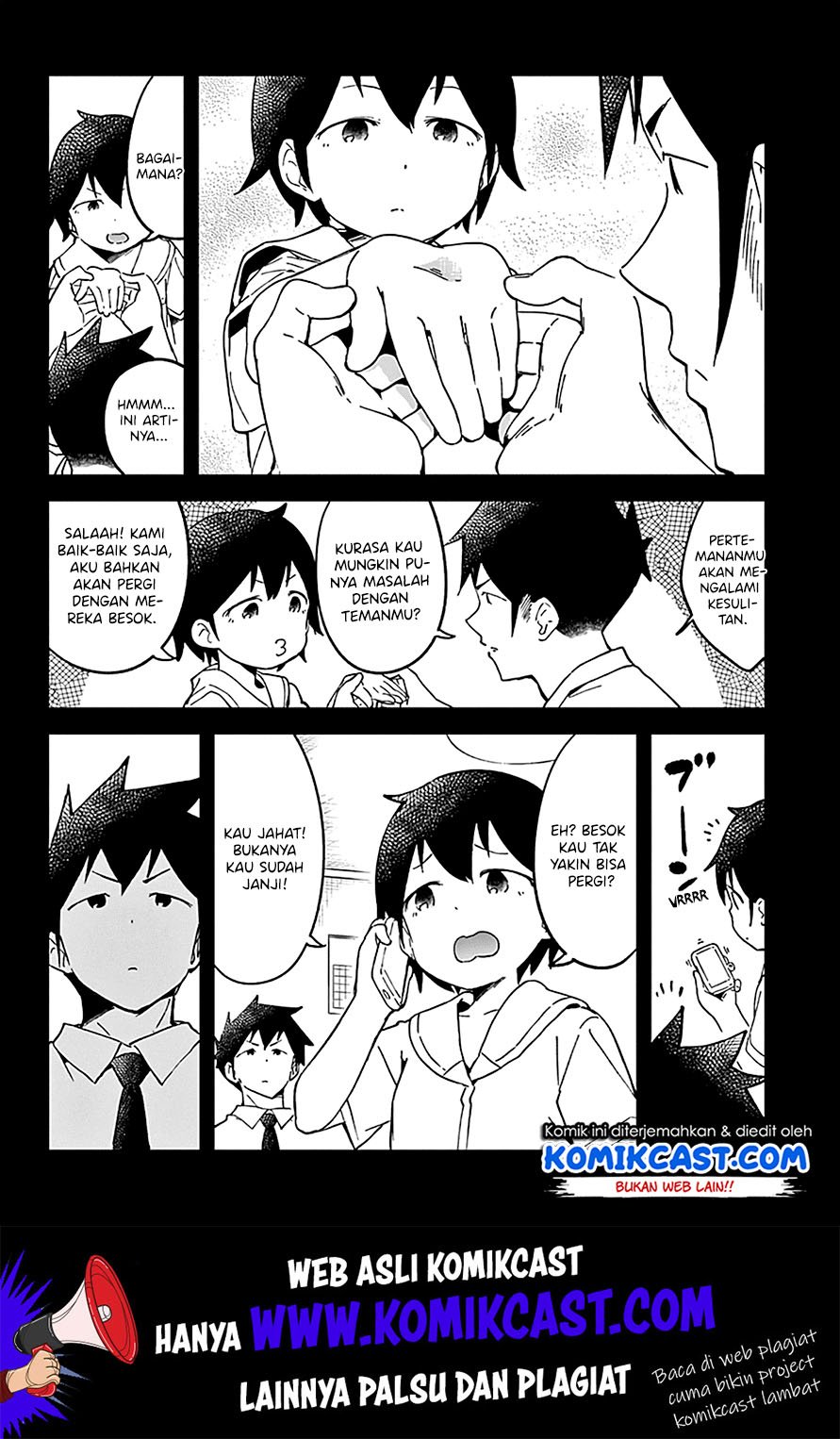 Aharen-san wa Hakarenai Chapter 33