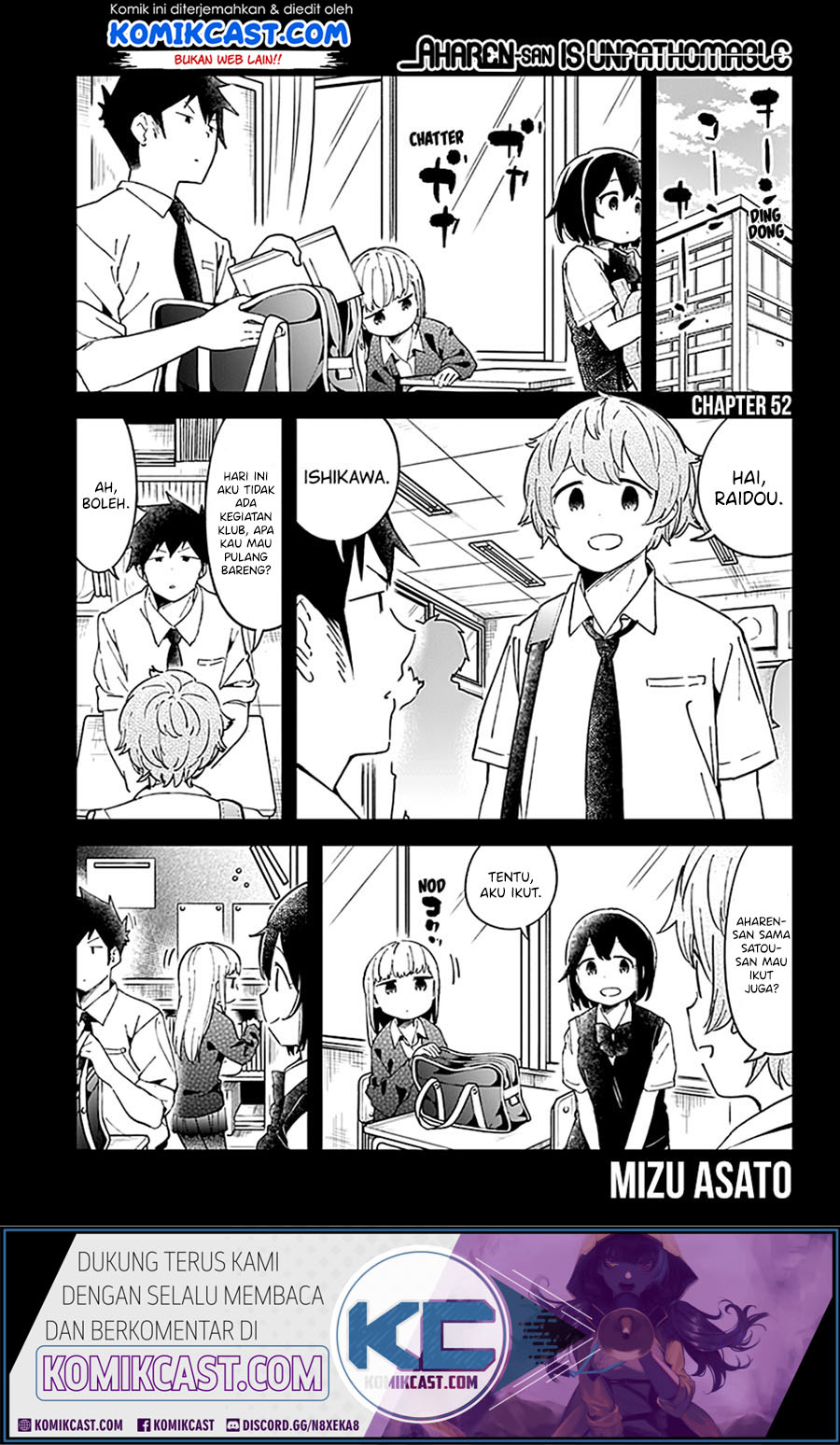 Aharen-san wa Hakarenai Chapter 52