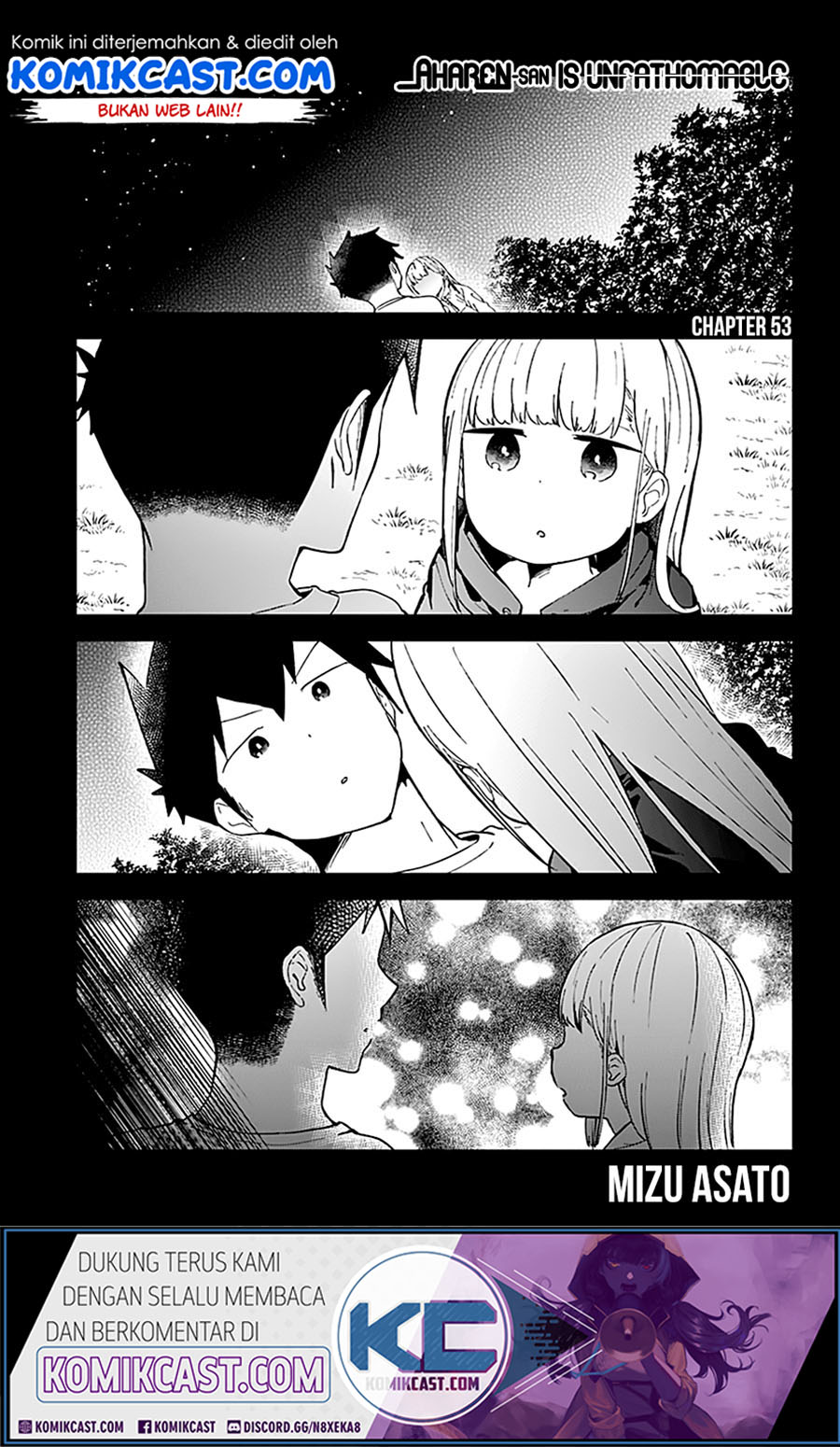 Aharen-san wa Hakarenai Chapter 53