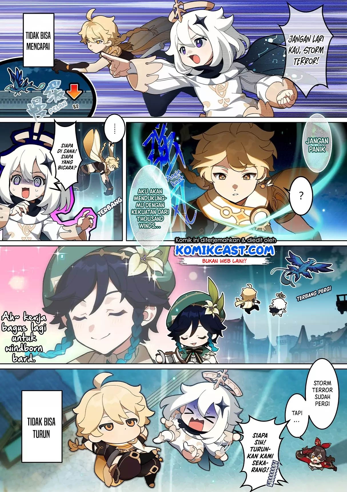 Genshin Impact 4-koma Chapter 9