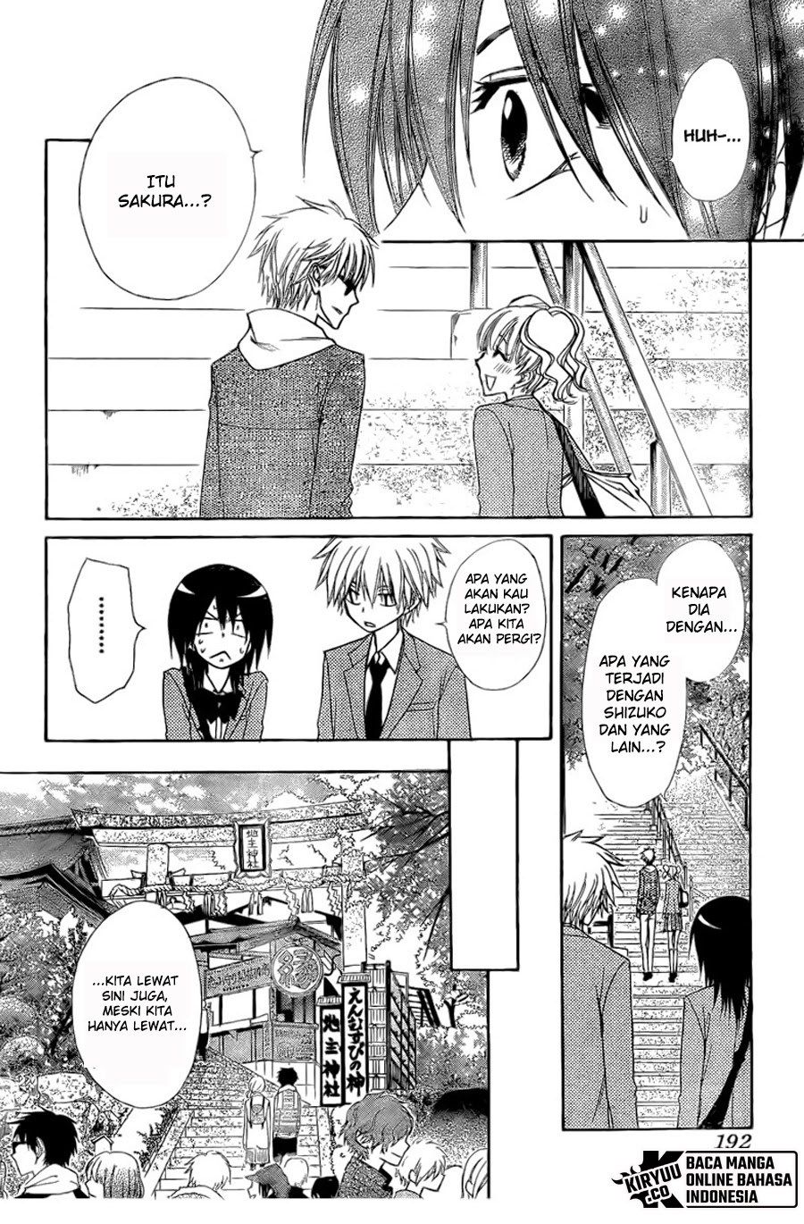 Kaichou wa Maid-sama! Chapter 62