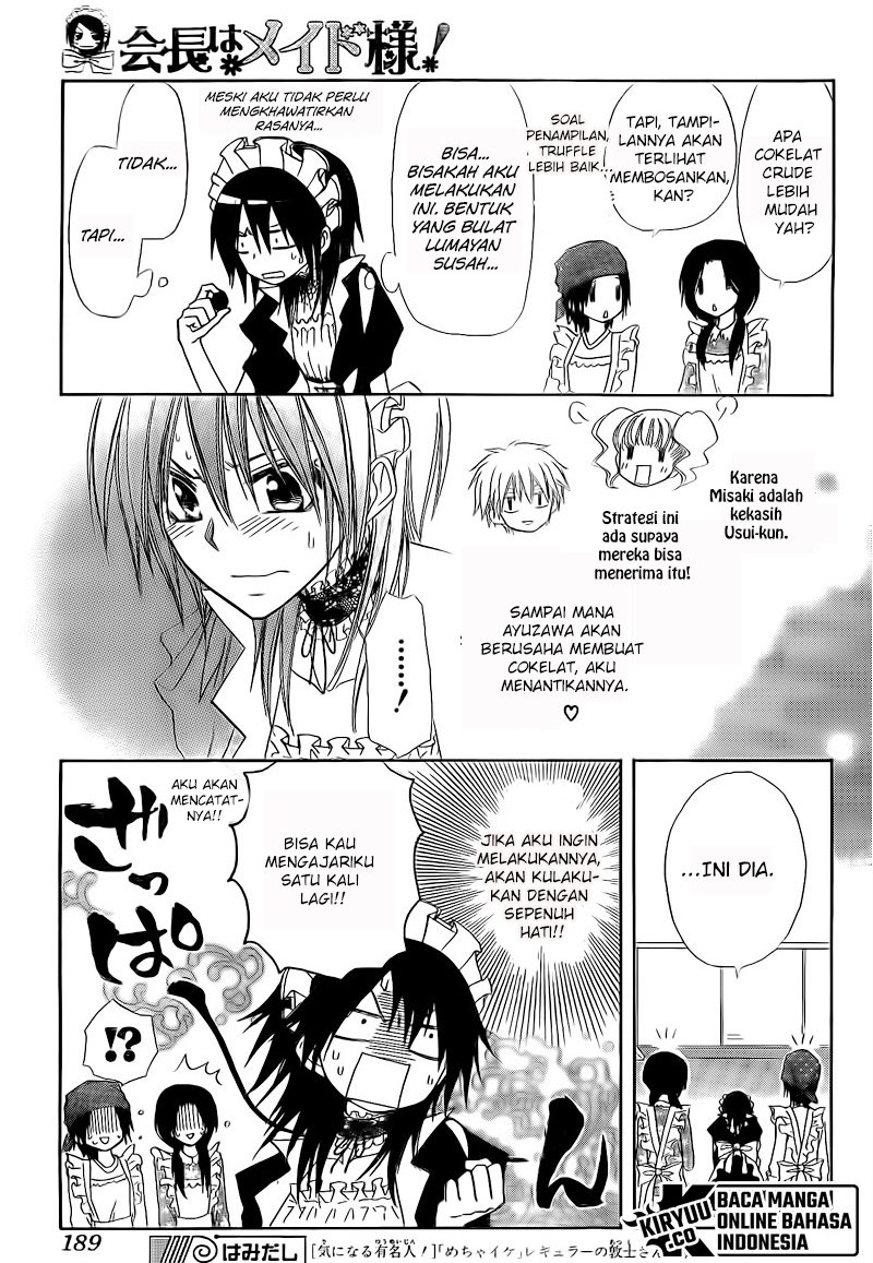 Kaichou wa Maid-sama! Chapter 63