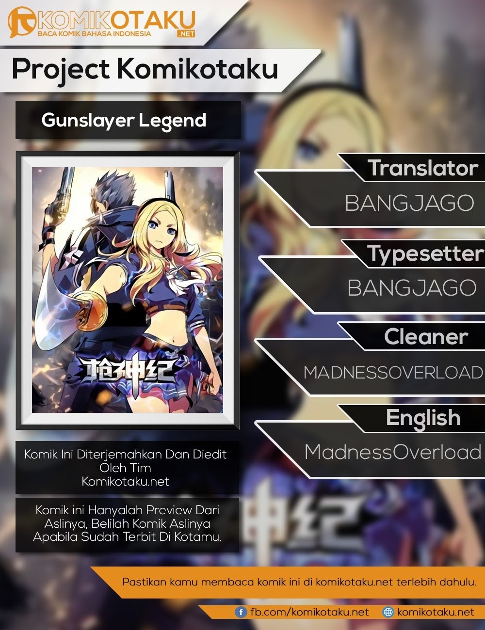 Gunslayer Legend Chapter 1