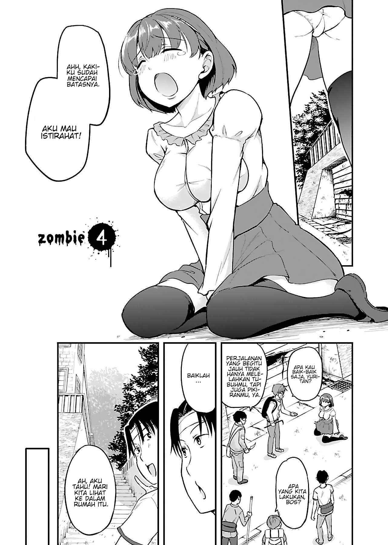 Zombie darake no Kono Sekai de wa Sex shinai to Ikinokorenai Chapter 4