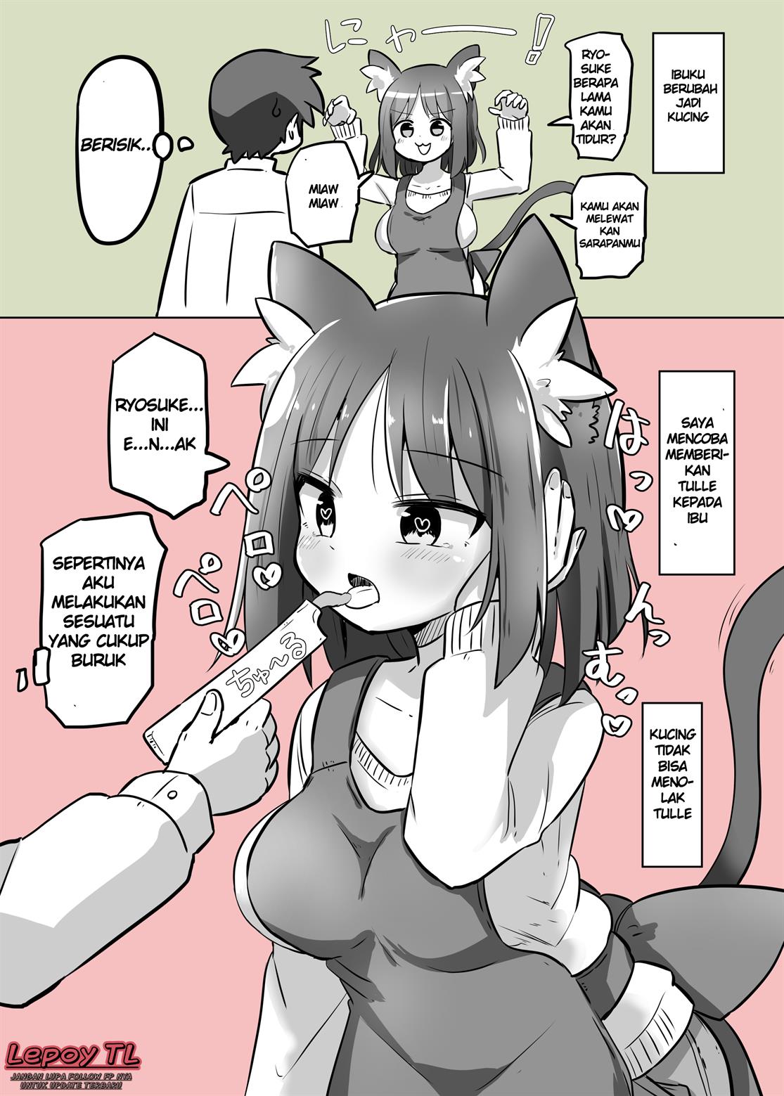 Asaokitara okaasanga neko ni natteta Chapter 1