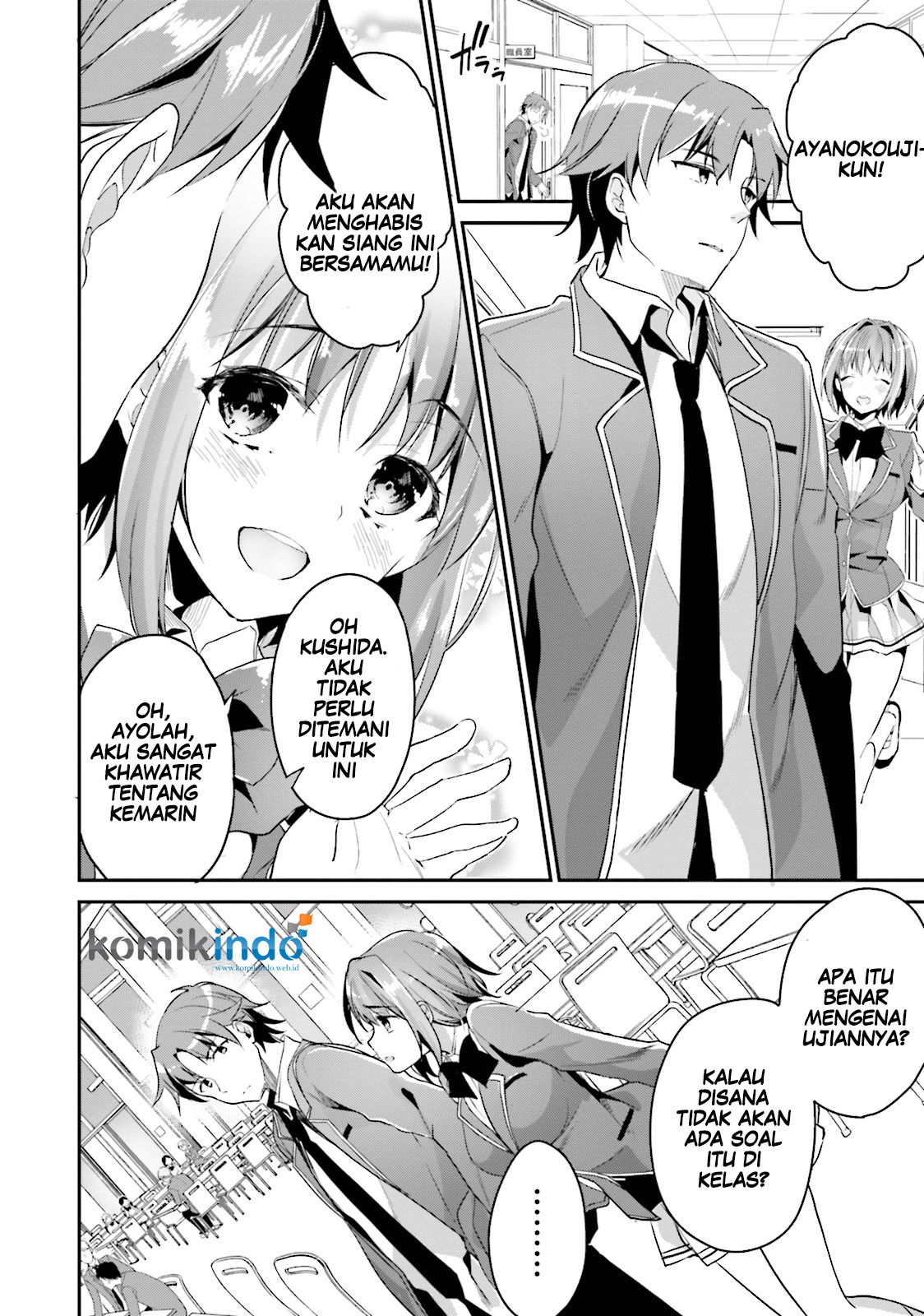 Youkoso Jitsuryoku Shijou Shugi no Kyoushitsu e Chapter 7