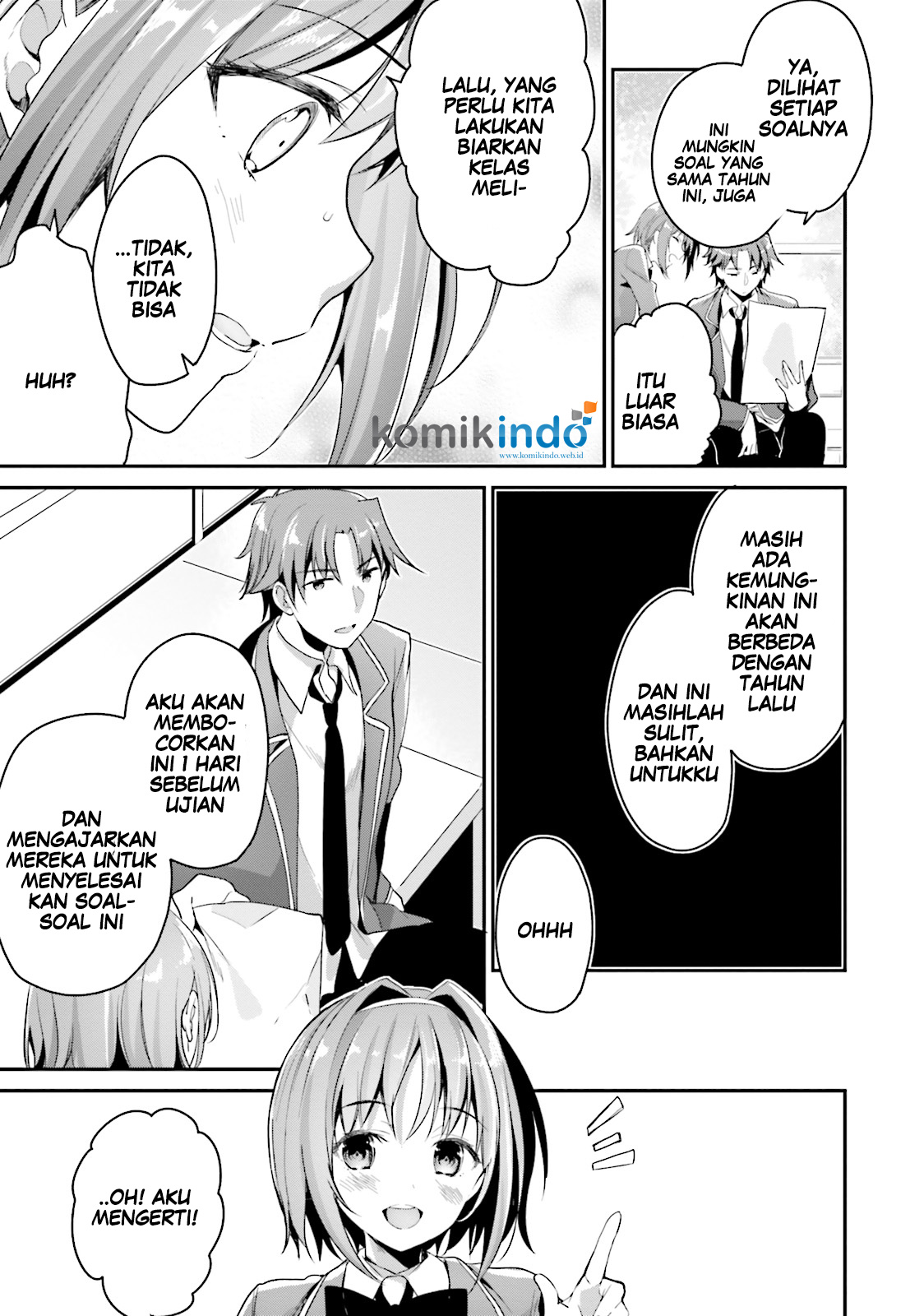 Youkoso Jitsuryoku Shijou Shugi no Kyoushitsu e Chapter 7