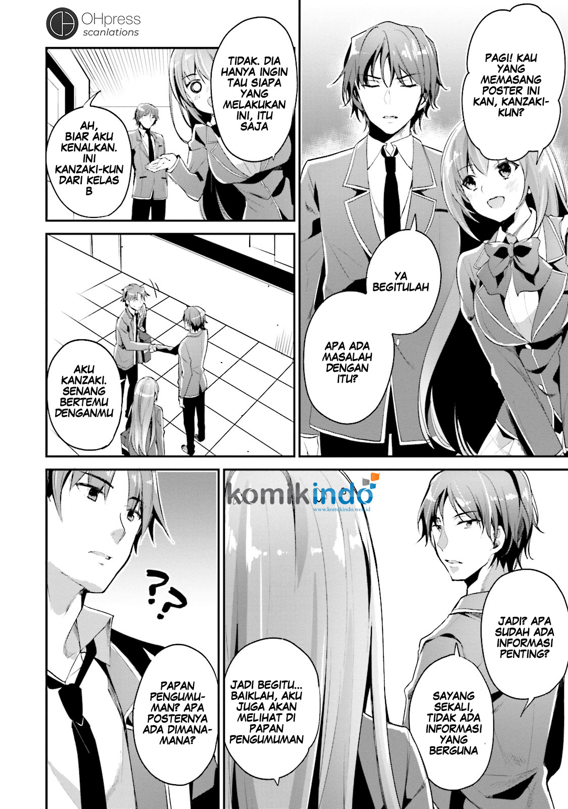 Youkoso Jitsuryoku Shijou Shugi no Kyoushitsu e Chapter 12