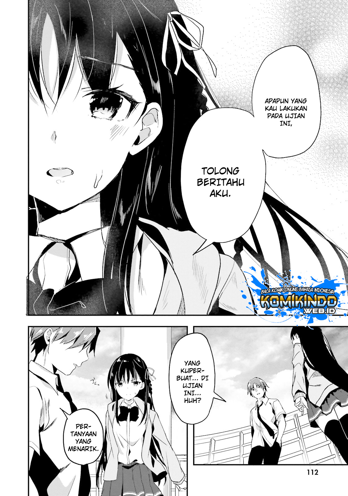 Youkoso Jitsuryoku Shijou Shugi no Kyoushitsu e Chapter 27