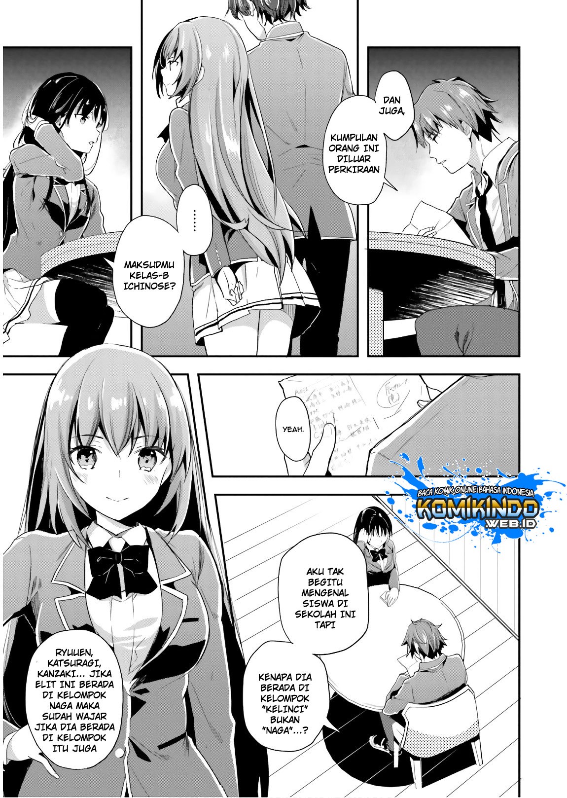 Youkoso Jitsuryoku Shijou Shugi no Kyoushitsu e Chapter 31