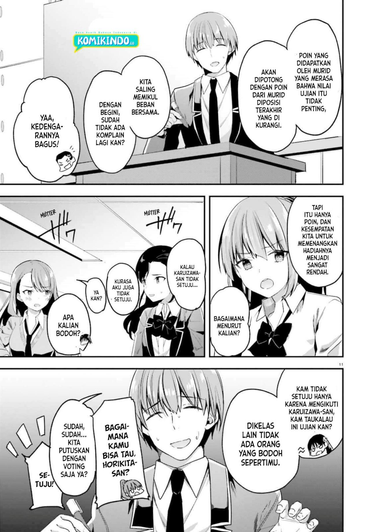 Youkoso Jitsuryoku Shijou Shugi no Kyoushitsu e Chapter 58