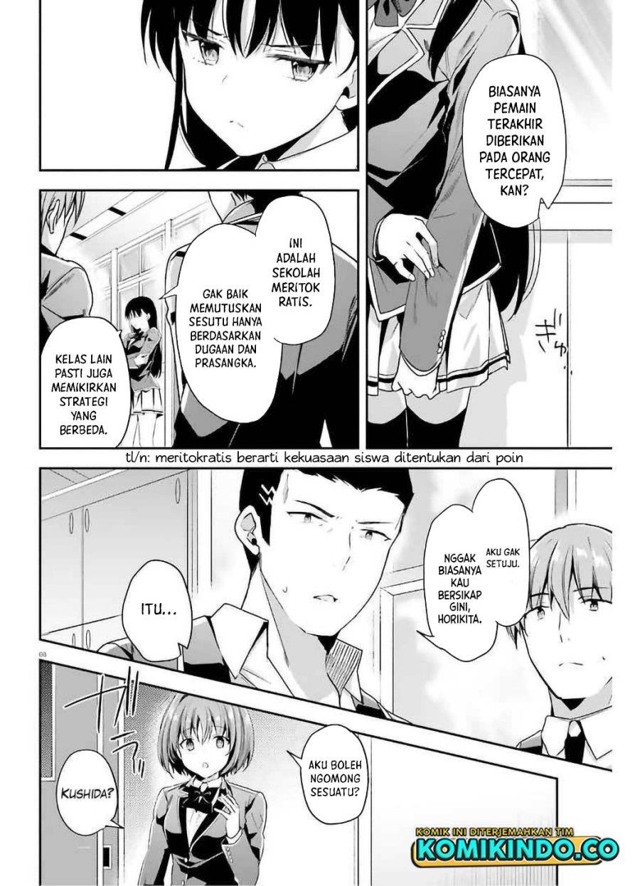 Youkoso Jitsuryoku Shijou Shugi no Kyoushitsu e Chapter 63