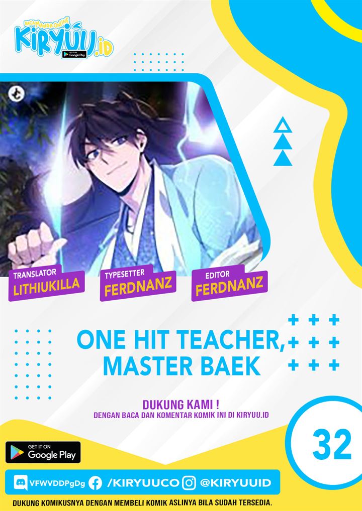 Number One Star Instructor Master Baek Chapter 32