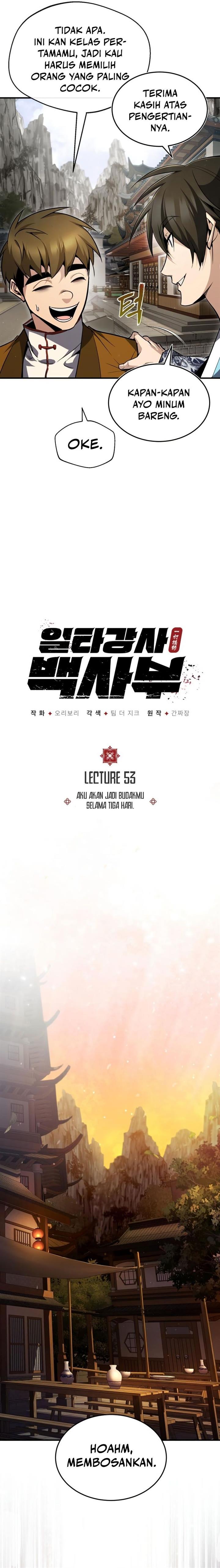 Number One Star Instructor Master Baek Chapter 53