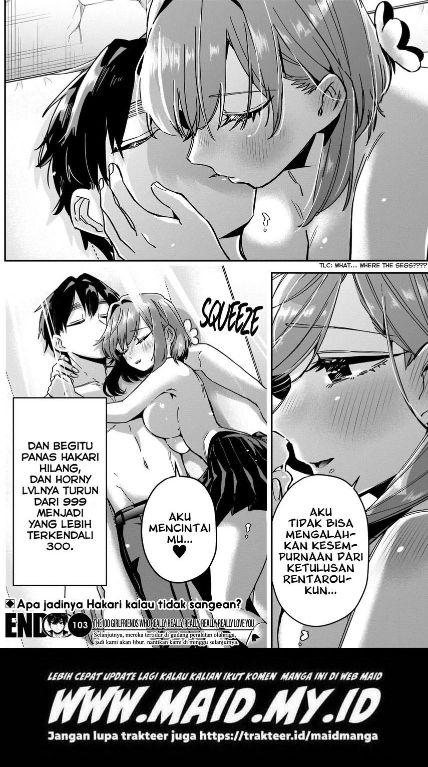 Kimi no Koto ga Dai Dai Dai Dai Daisuki na 100-ri no Kanojo Chapter 103