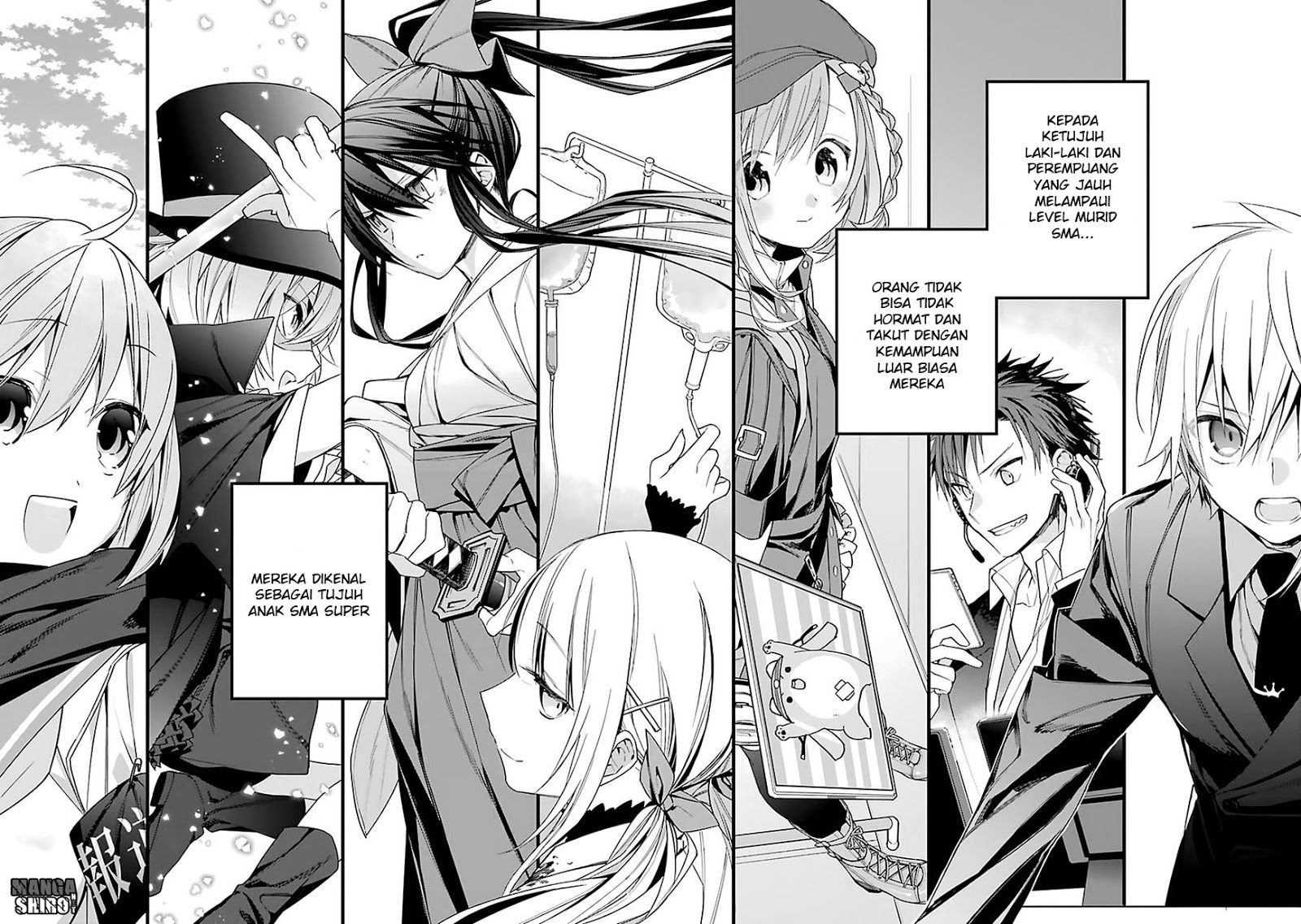 Choujin Koukousei-tachi wa Isekai demo Yoyuu de Ikinuku you desu! Chapter 1