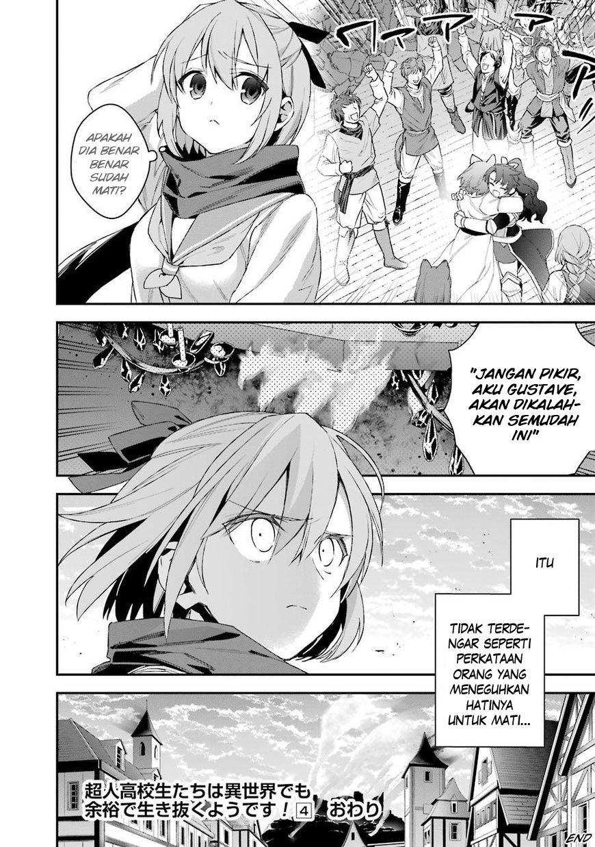 Choujin Koukousei-tachi wa Isekai demo Yoyuu de Ikinuku you desu! Chapter 31