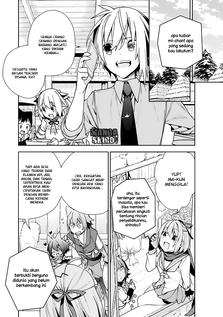 Choujin Koukousei-tachi wa Isekai demo Yoyuu de Ikinuku you desu! Chapter 9