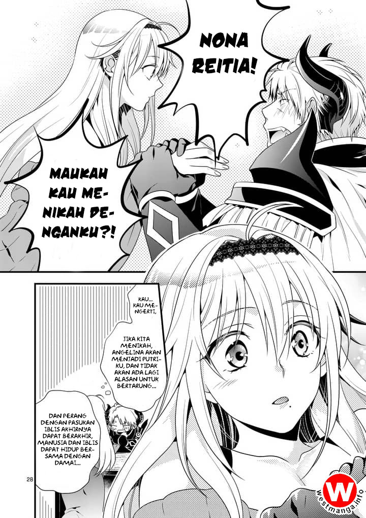 Maou Desu. Onna Yuusha no Hahaoya to Saikon Shita no de, Onna Yuusha ga Giri no Musume ni Narimashita. Chapter 1