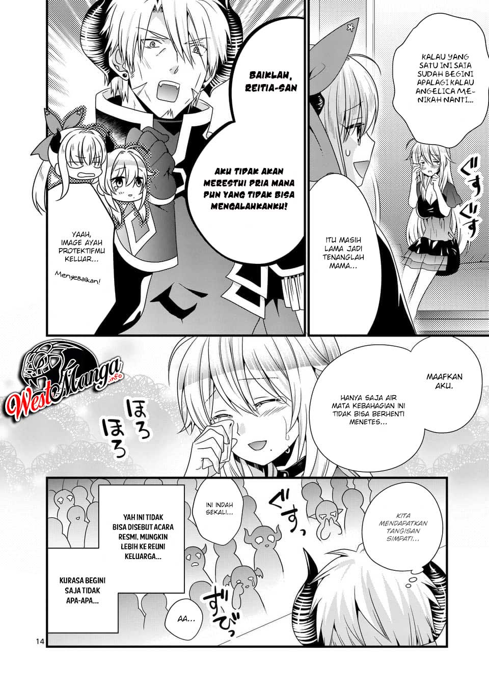 Maou Desu. Onna Yuusha no Hahaoya to Saikon Shita no de, Onna Yuusha ga Giri no Musume ni Narimashita. Chapter 18