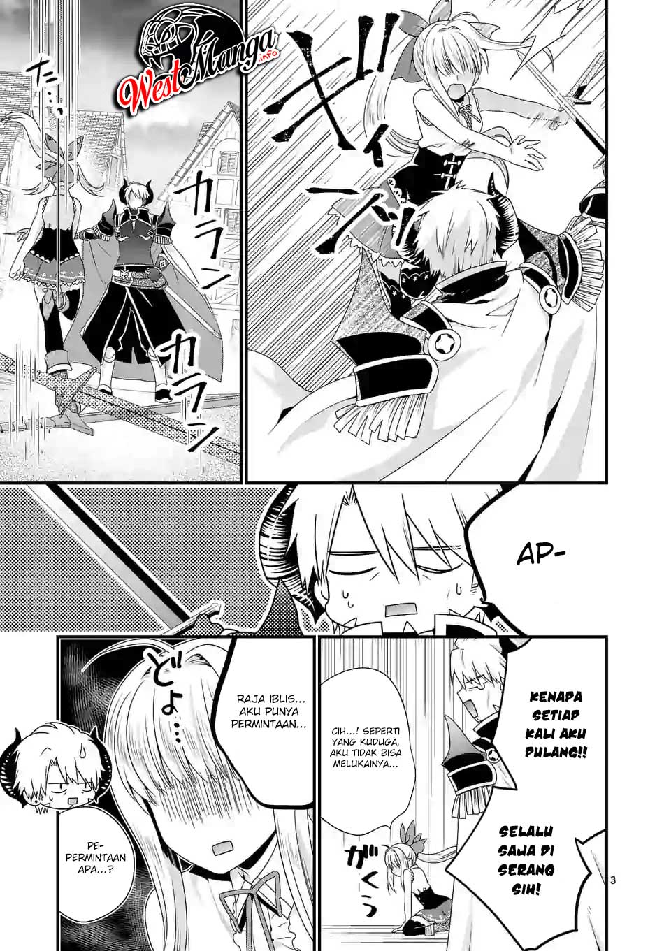 Maou Desu. Onna Yuusha no Hahaoya to Saikon Shita no de, Onna Yuusha ga Giri no Musume ni Narimashita. Chapter 19