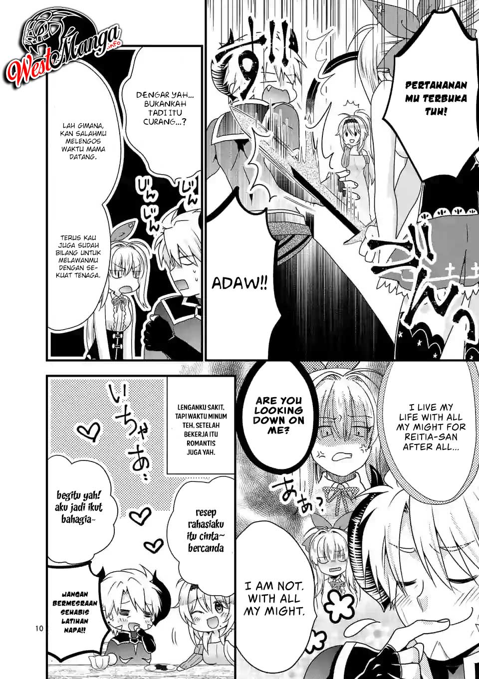 Maou Desu. Onna Yuusha no Hahaoya to Saikon Shita no de, Onna Yuusha ga Giri no Musume ni Narimashita. Chapter 19