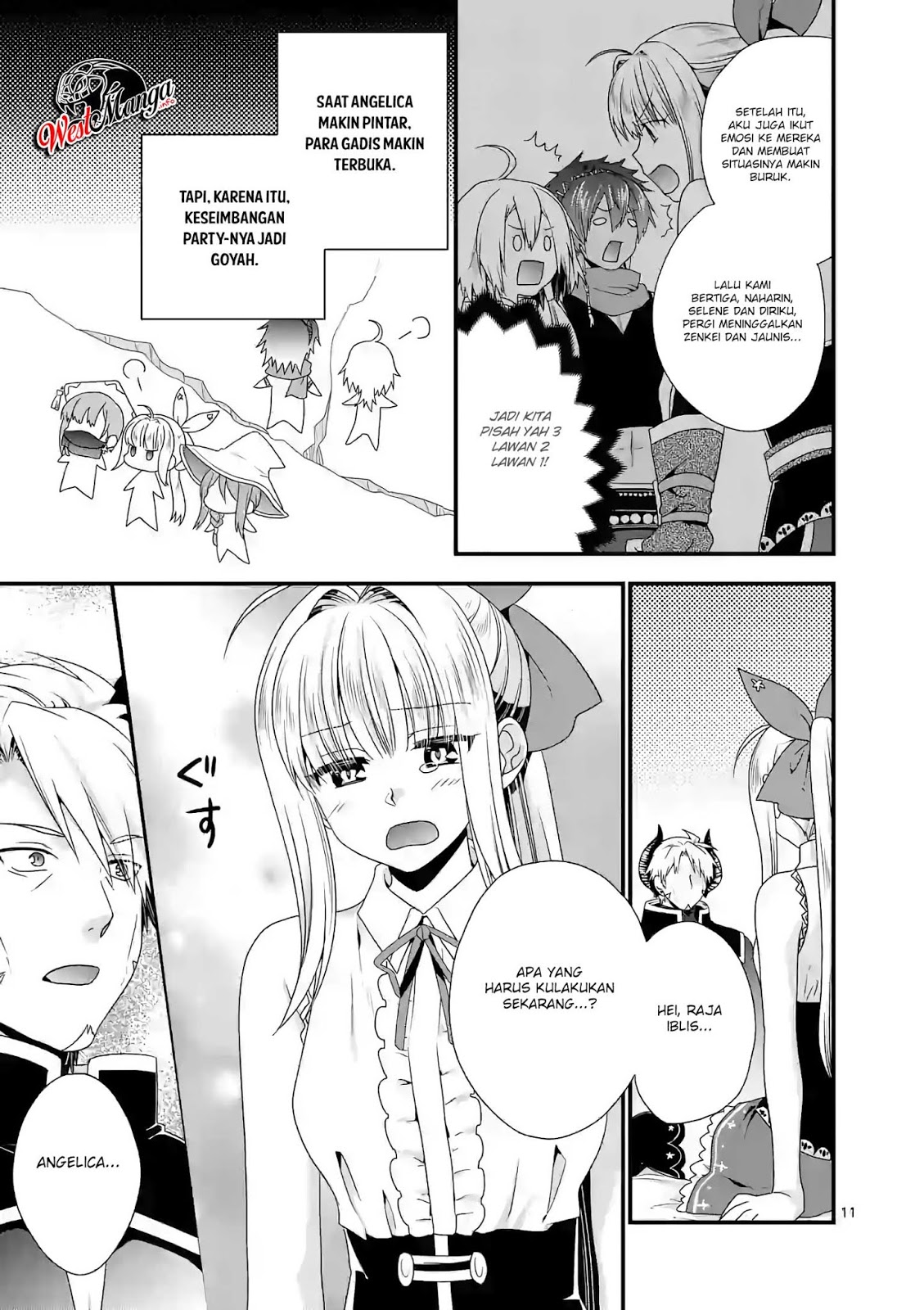 Maou Desu. Onna Yuusha no Hahaoya to Saikon Shita no de, Onna Yuusha ga Giri no Musume ni Narimashita. Chapter 21