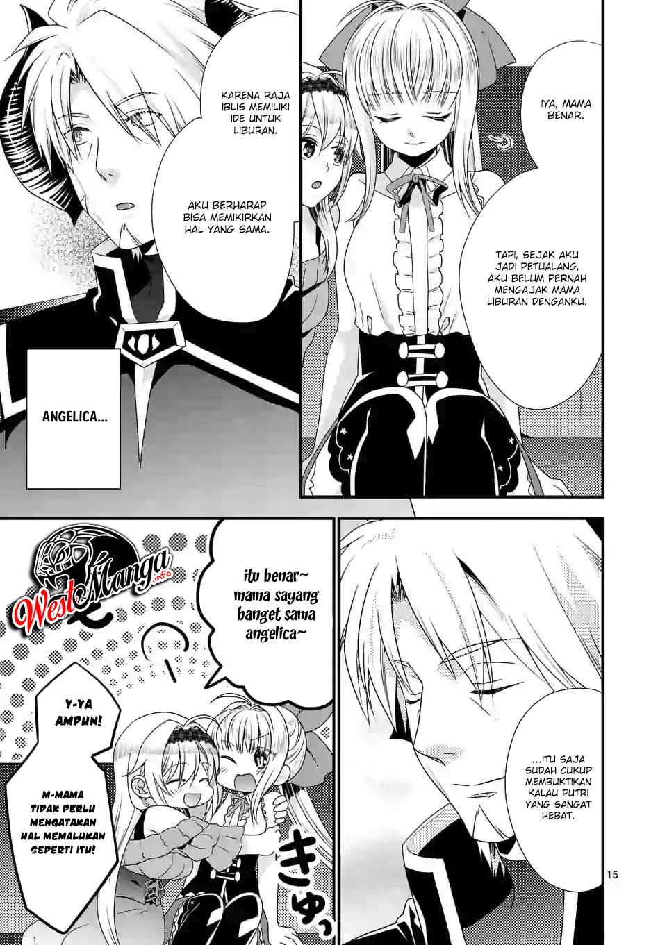 Maou Desu. Onna Yuusha no Hahaoya to Saikon Shita no de, Onna Yuusha ga Giri no Musume ni Narimashita. Chapter 22