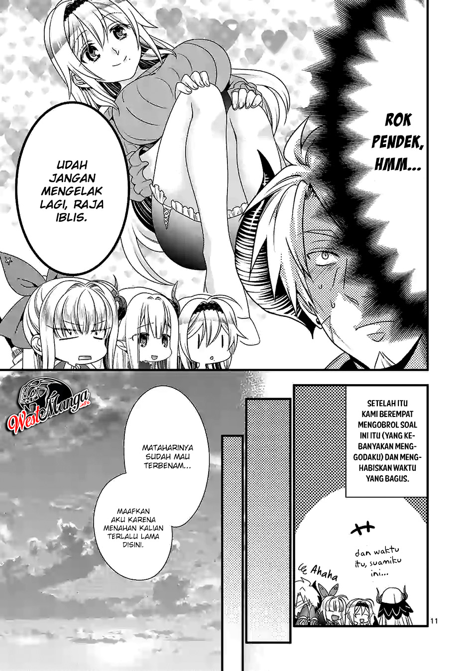 Maou Desu. Onna Yuusha no Hahaoya to Saikon Shita no de, Onna Yuusha ga Giri no Musume ni Narimashita. Chapter 26