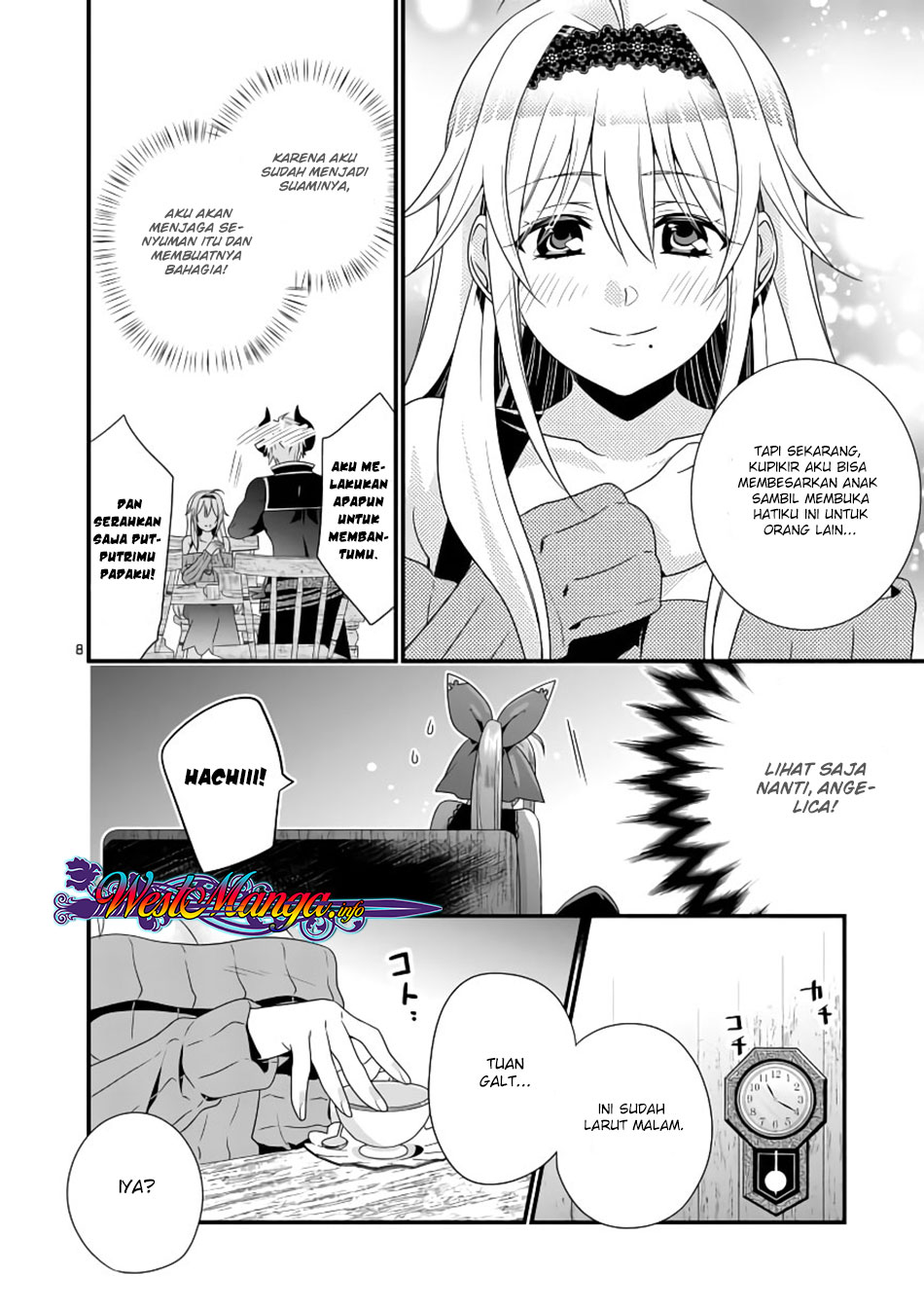 Maou Desu. Onna Yuusha no Hahaoya to Saikon Shita no de, Onna Yuusha ga Giri no Musume ni Narimashita. Chapter 3