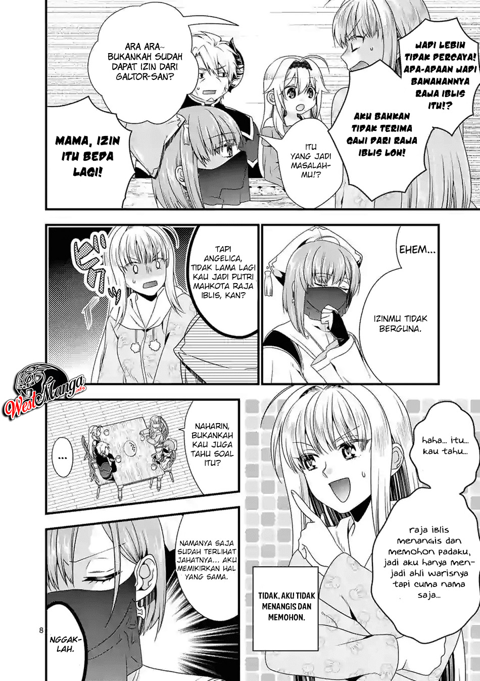 Maou Desu. Onna Yuusha no Hahaoya to Saikon Shita no de, Onna Yuusha ga Giri no Musume ni Narimashita. Chapter 32