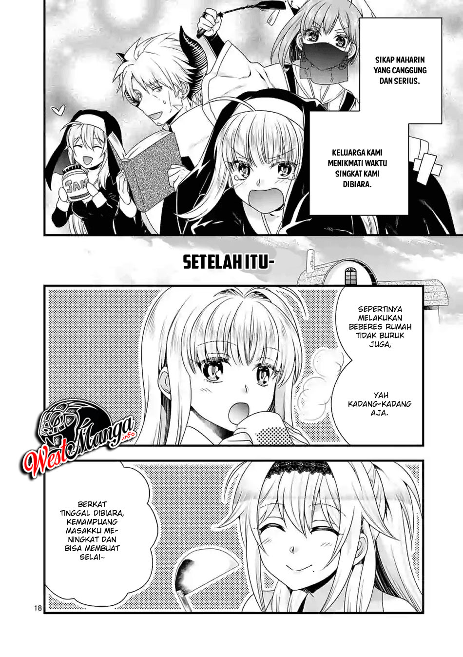 Maou Desu. Onna Yuusha no Hahaoya to Saikon Shita no de, Onna Yuusha ga Giri no Musume ni Narimashita. Chapter 33