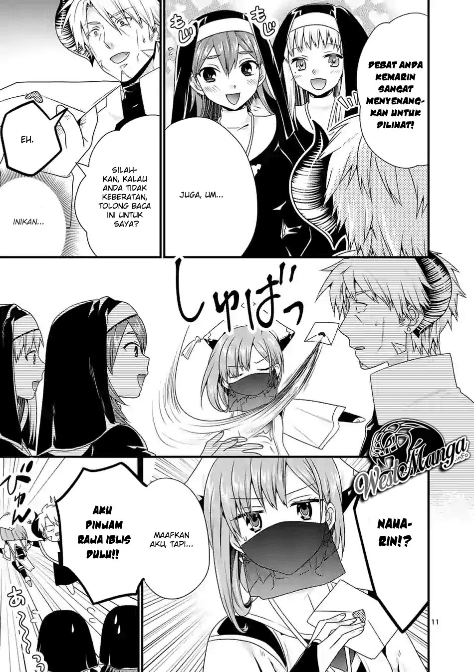 Maou Desu. Onna Yuusha no Hahaoya to Saikon Shita no de, Onna Yuusha ga Giri no Musume ni Narimashita. Chapter 33