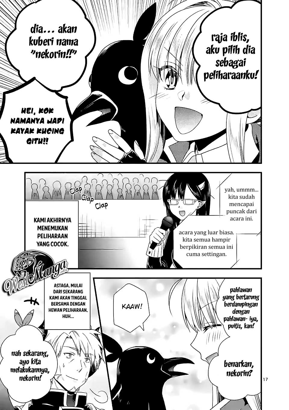 Maou Desu. Onna Yuusha no Hahaoya to Saikon Shita no de, Onna Yuusha ga Giri no Musume ni Narimashita. Chapter 35