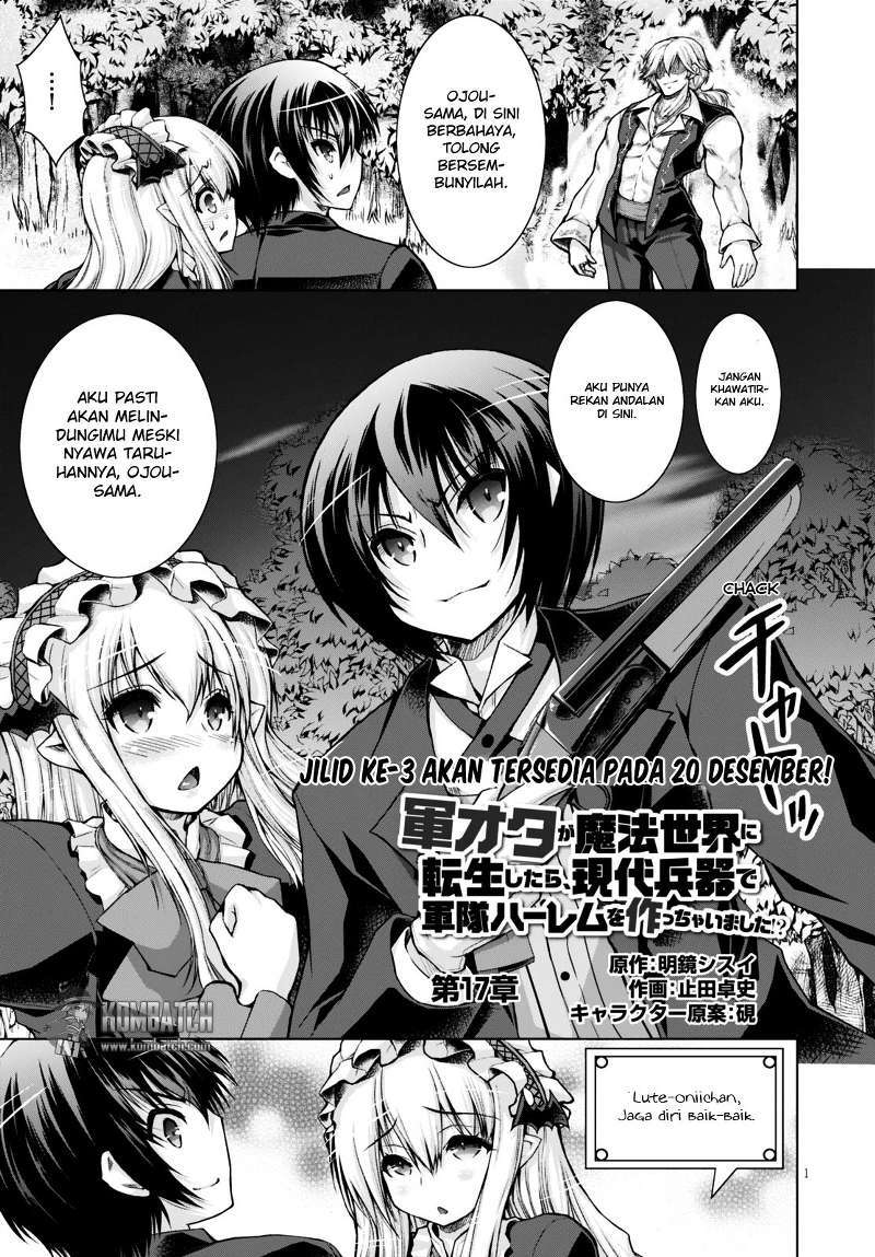 Gunota ga Mahou Sekai ni Tensei Shitara, Gendai Heiki de Guntai Harem o Tsukucchaimashita!? Chapter 17