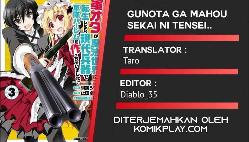 Gunota ga Mahou Sekai ni Tensei Shitara, Gendai Heiki de Guntai Harem o Tsukucchaimashita!? Chapter 24